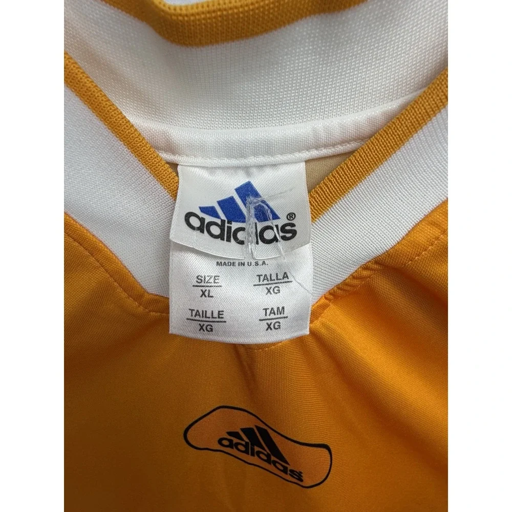 Adidas Gold/Orange Sports Jersey – Men's XL